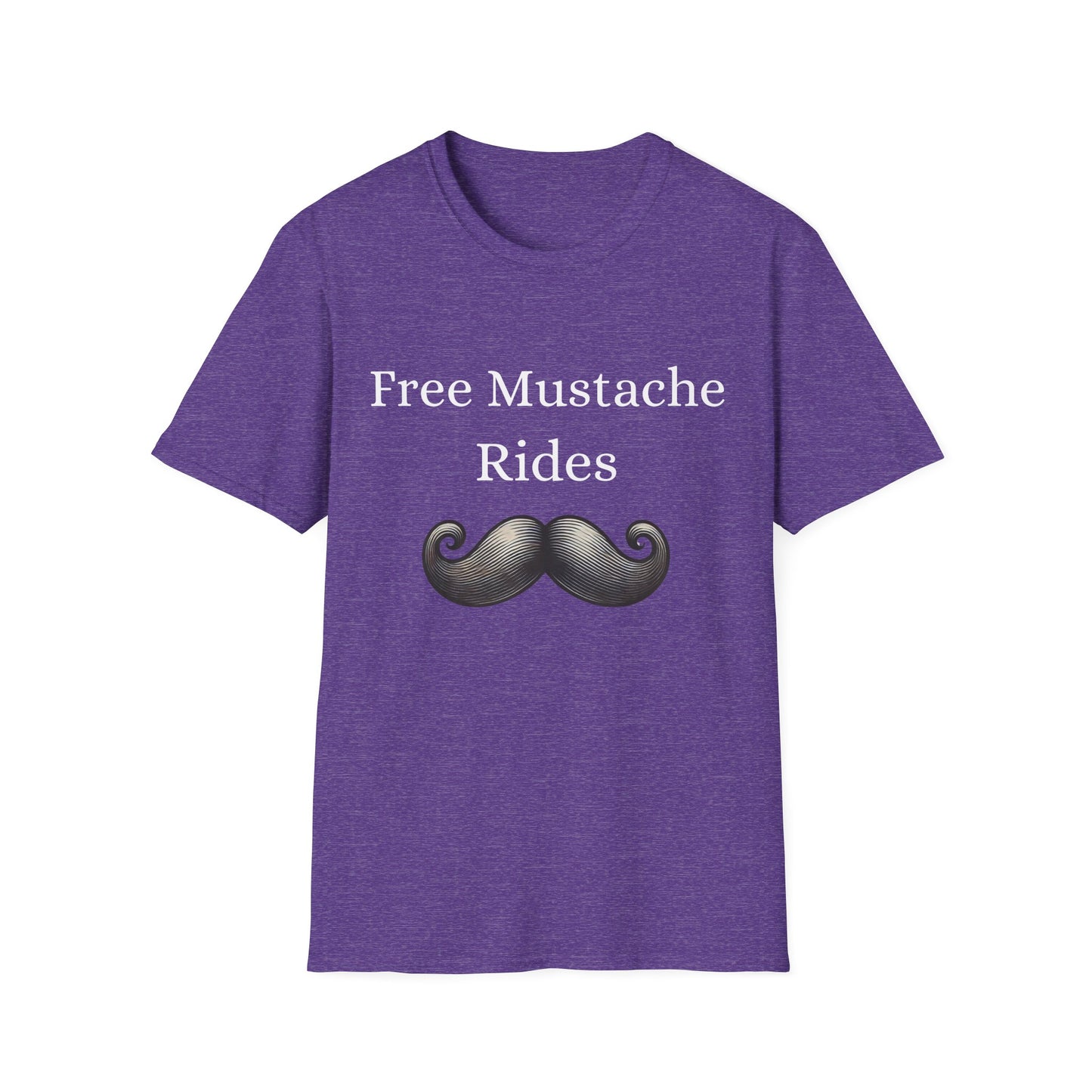 Free Mustache Rides - Funny Graphic Tee | Unisex T-Shirt