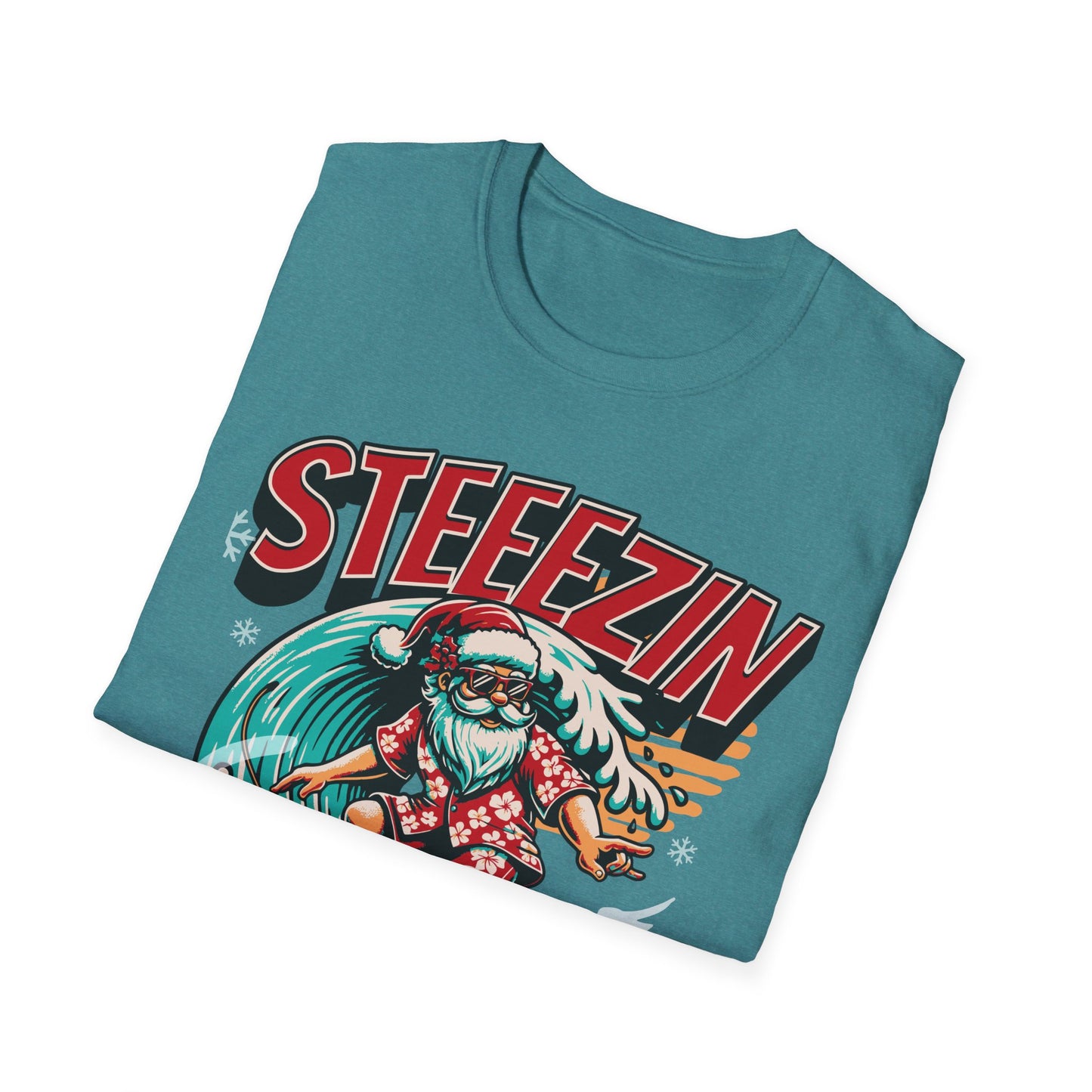 Steezin’ Santa - Cool Holiday Graphic Tee | Unisex T-Shirt