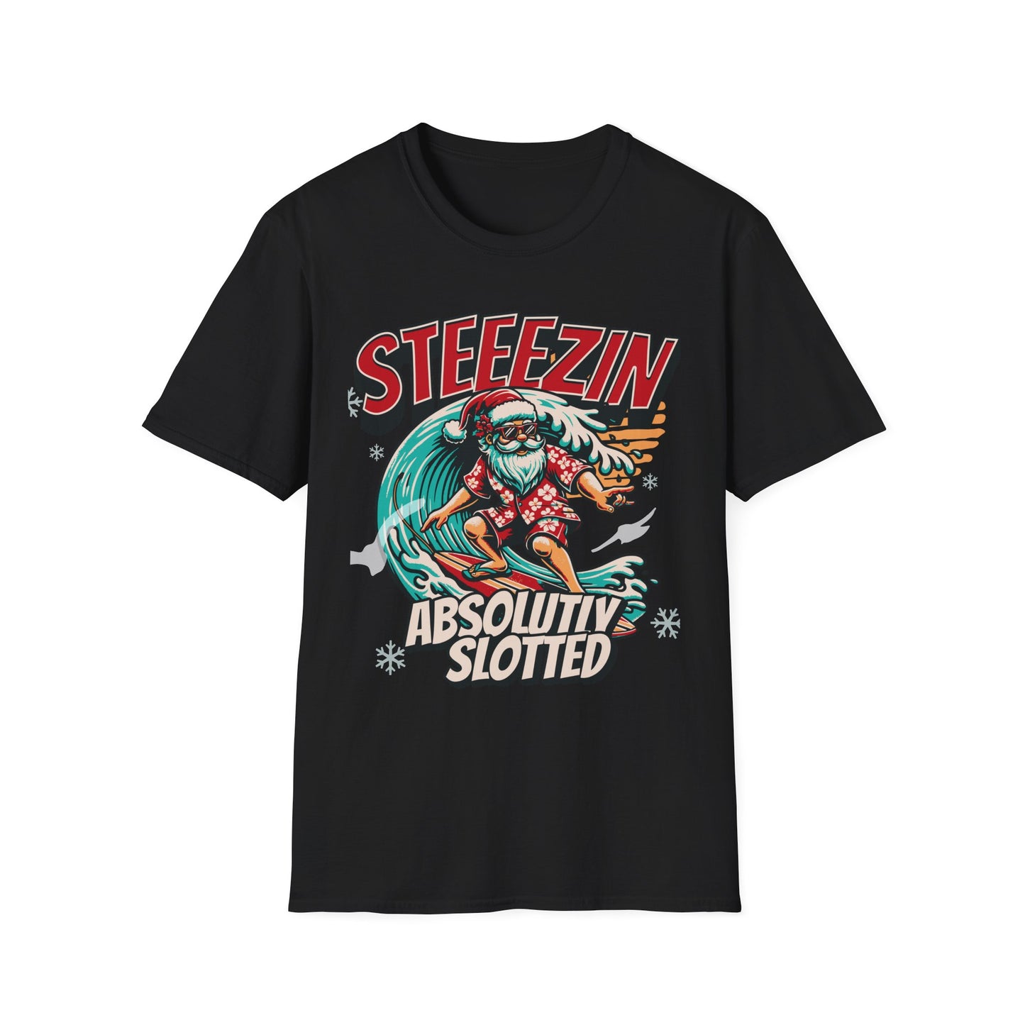 Steezin’ Santa - Cool Holiday Graphic Tee | Unisex T-Shirt