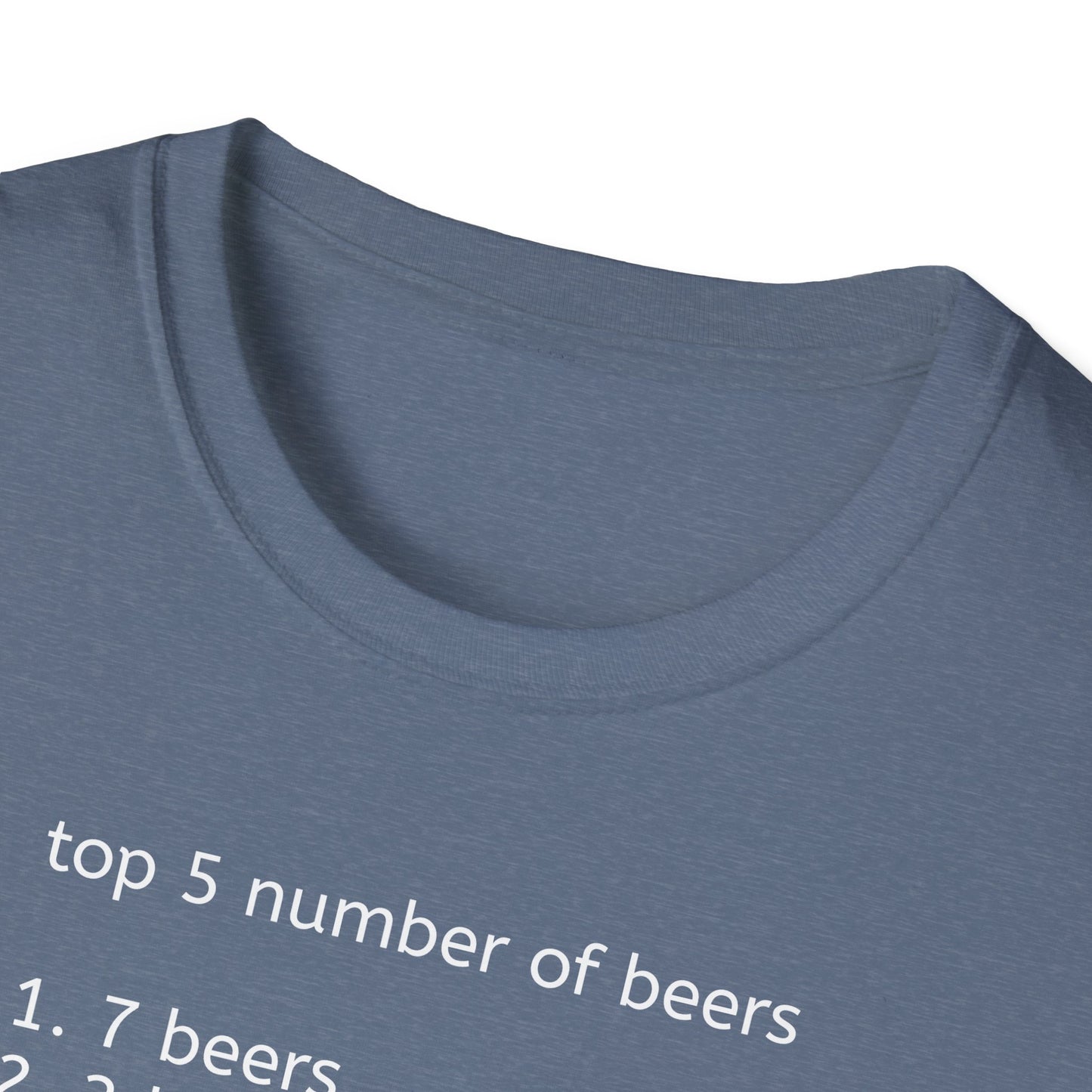 Number of Beers T-Shirt – Bold Graphic Tee | Unisex Comfort Fit