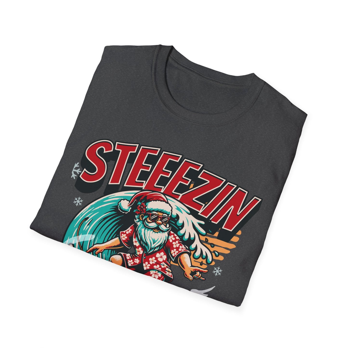 Steezin’ Santa - Cool Holiday Graphic Tee | Unisex T-Shirt