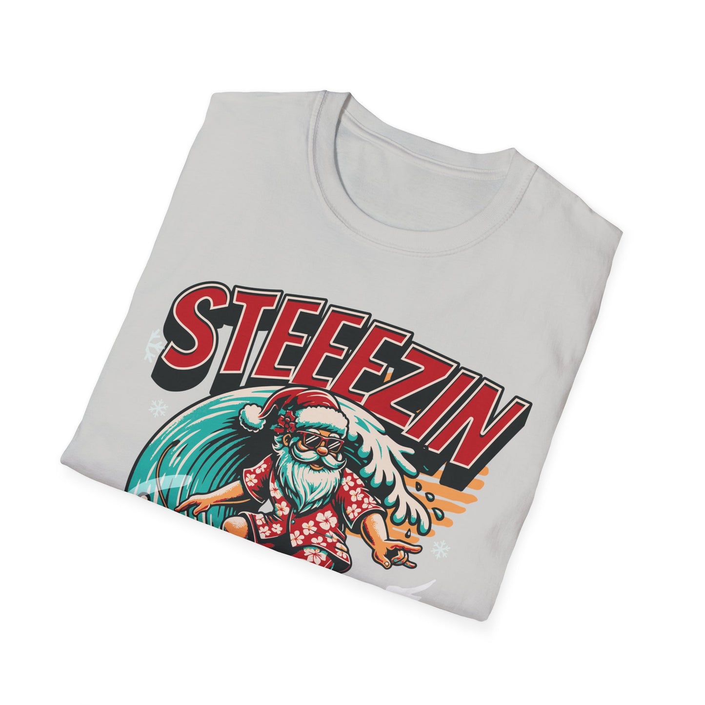 Steezin’ Santa - Cool Holiday Graphic Tee | Unisex T-Shirt