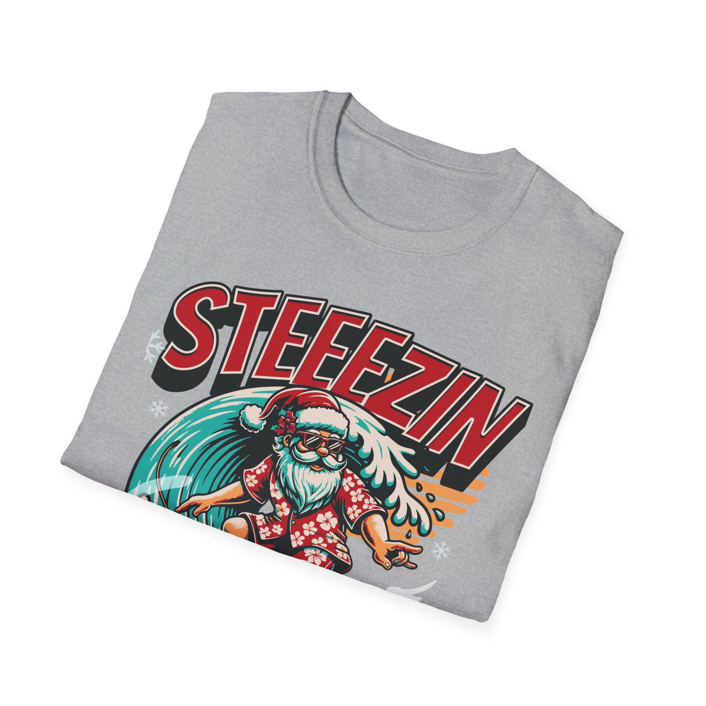 Steezin’ Santa - Cool Holiday Graphic Tee | Unisex T-Shirt