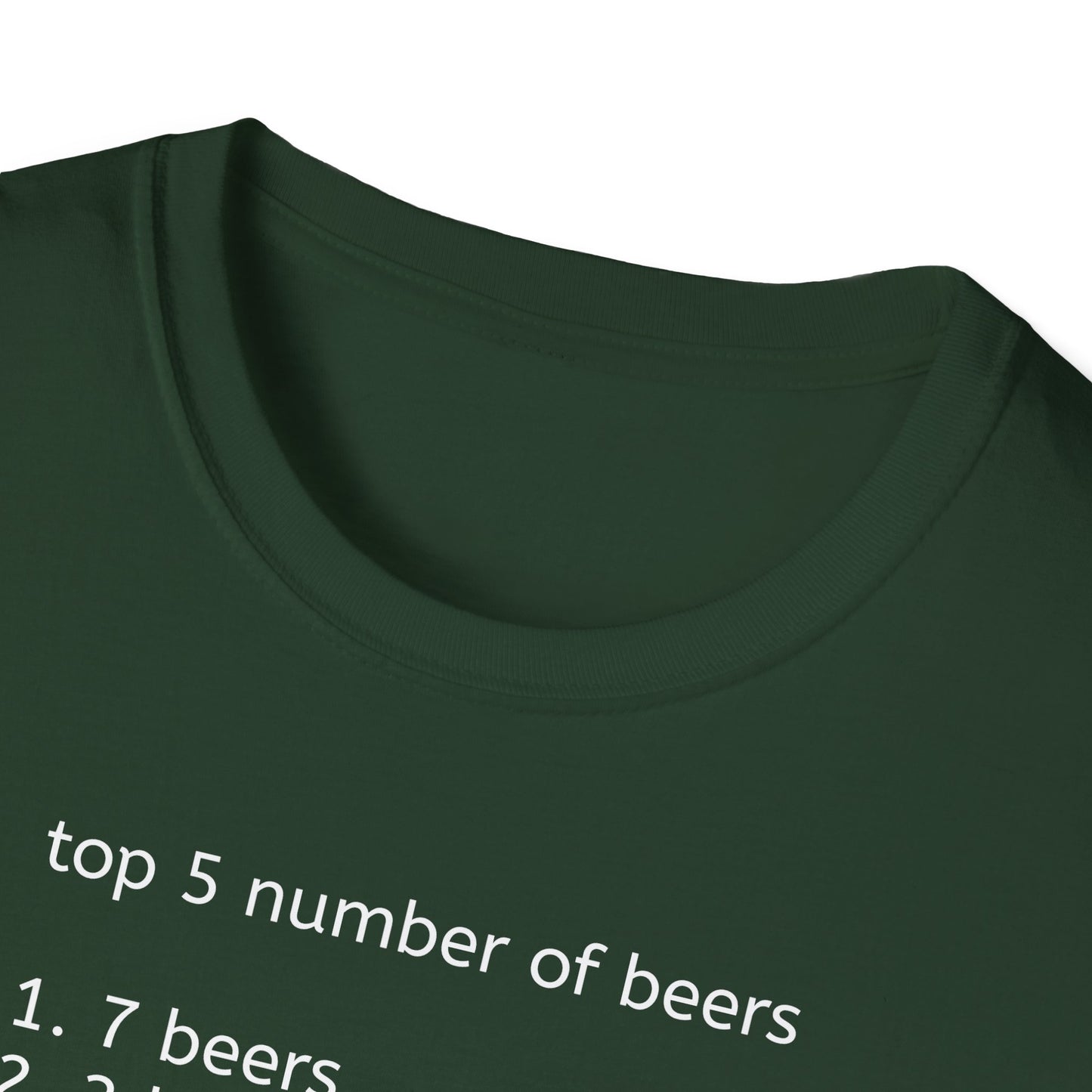 Number of Beers T-Shirt – Bold Graphic Tee | Unisex Comfort Fit