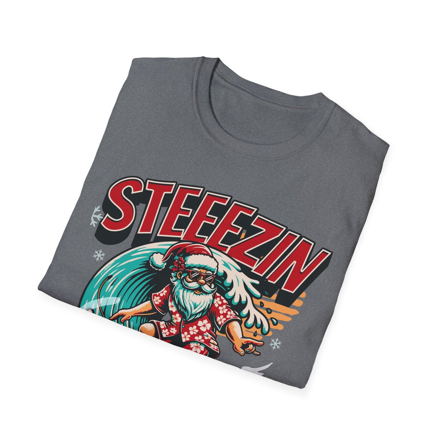 Steezin’ Santa - Cool Holiday Graphic Tee | Unisex T-Shirt