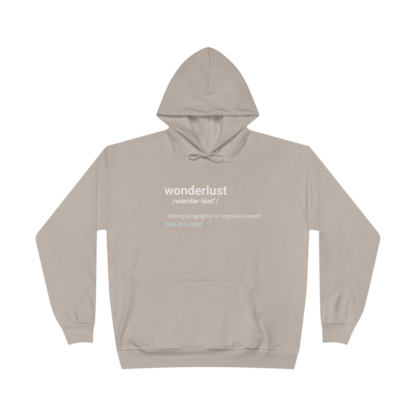 Wonderlust Definition Hoodie - Funny Graphic Hoodie | Unisex Pullover