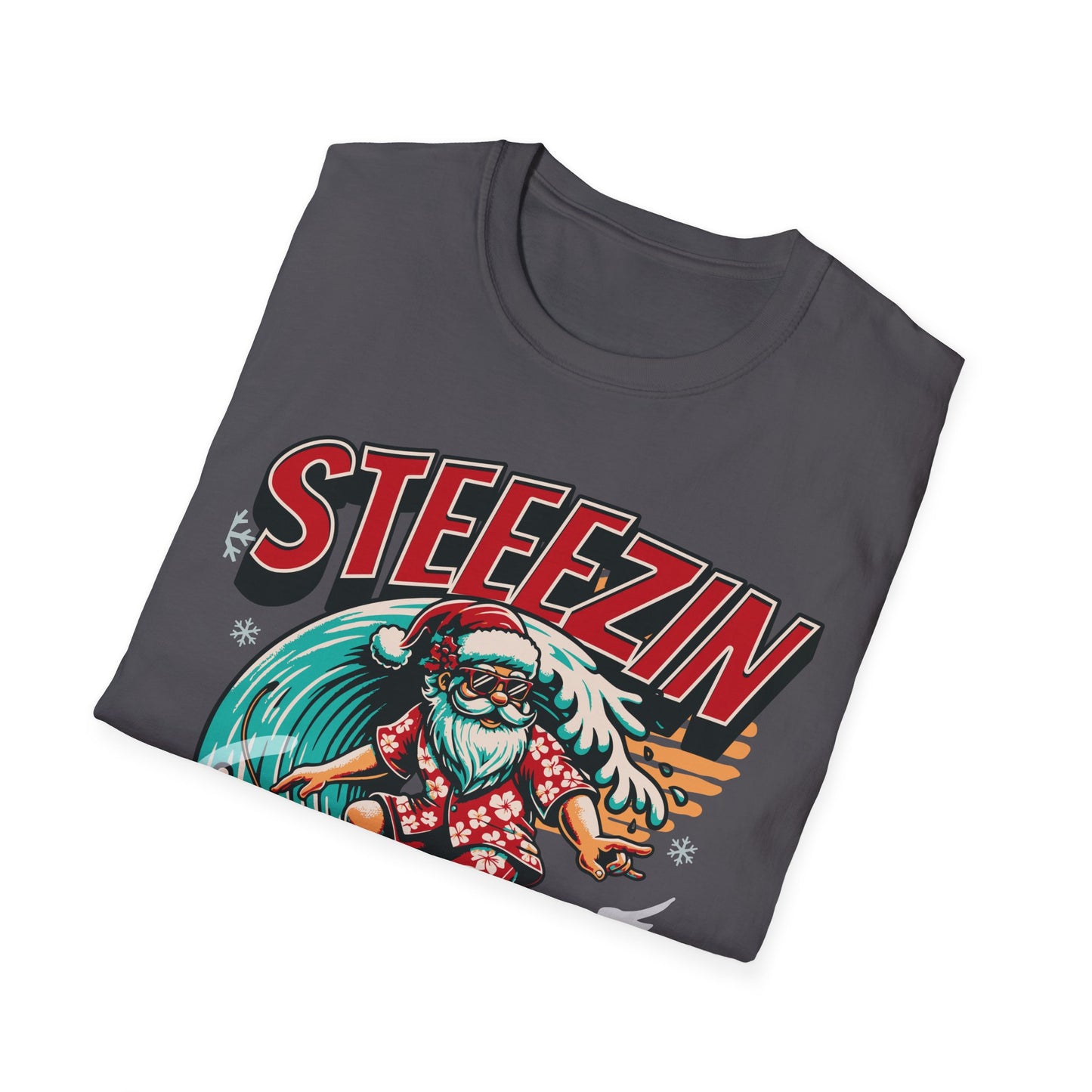 Steezin’ Santa - Cool Holiday Graphic Tee | Unisex T-Shirt