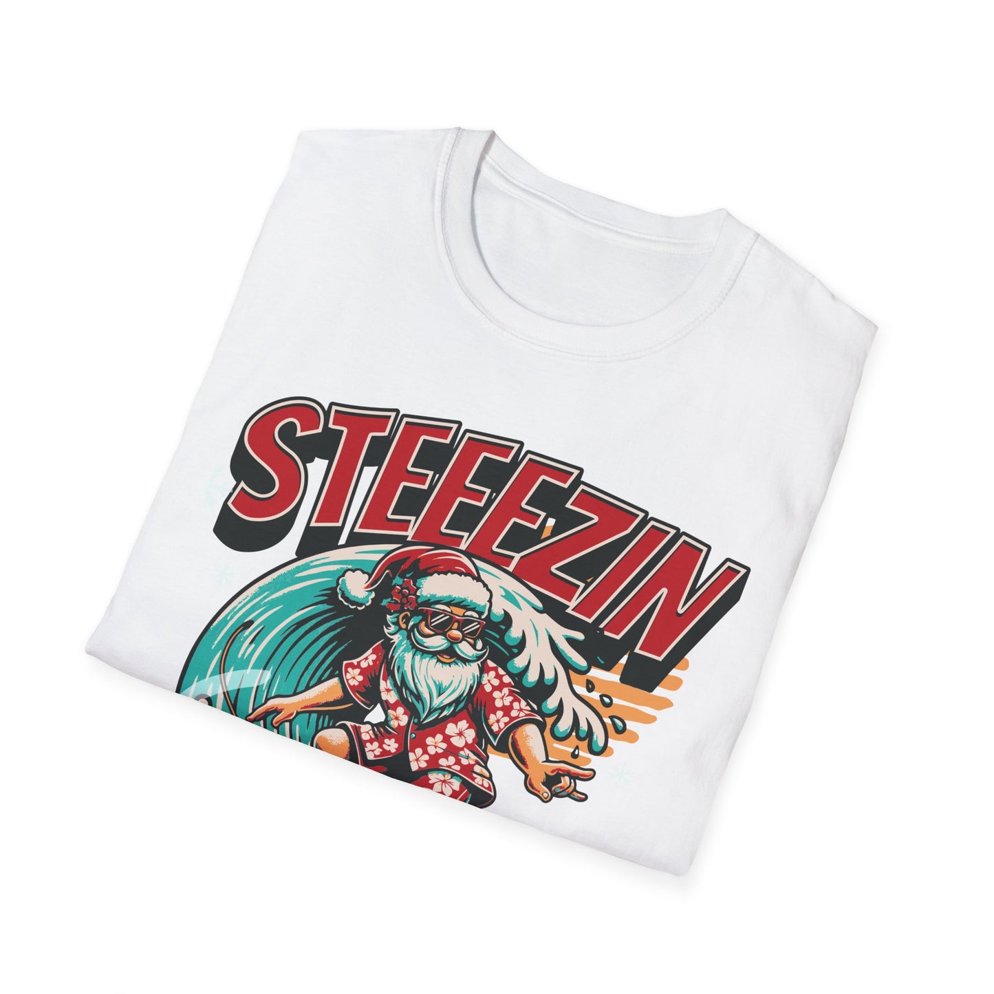 Steezin’ Santa - Cool Holiday Graphic Tee | Unisex T-Shirt